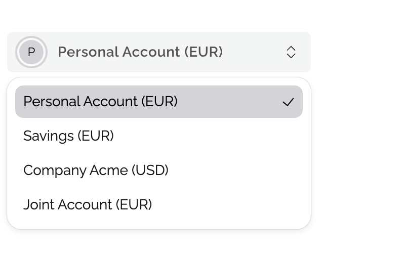 Manage Each Account Individually